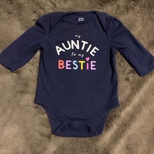 Baby Gap Auntie Onesie
